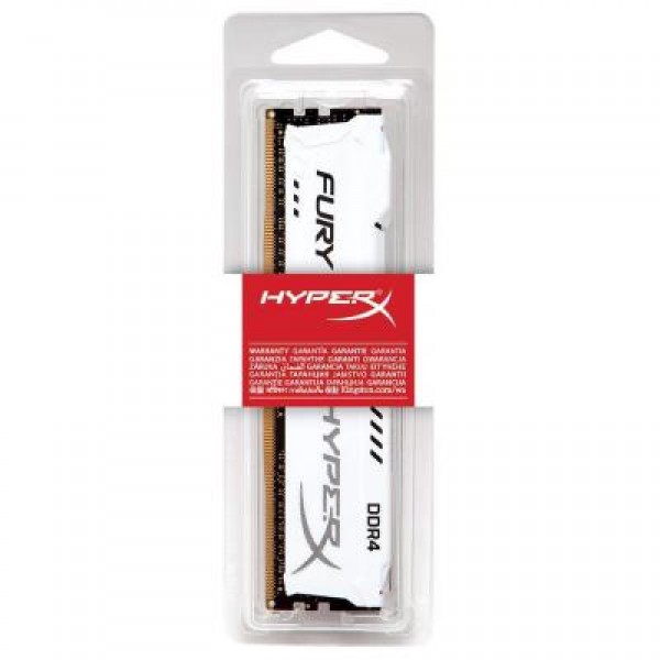 Модуль DDR4 8GB 2400 MHz HyperX Fury White Kingston (HX424C15FW2/8)