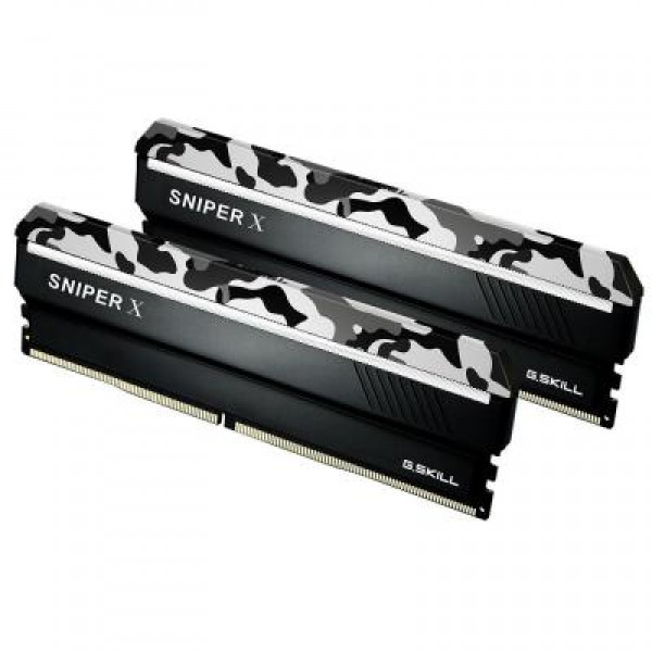 Модуль DDR4 16GB (2x8GB) 2400 MHz Sniper X G.Skill (F4-2400C17D-16GSXW)