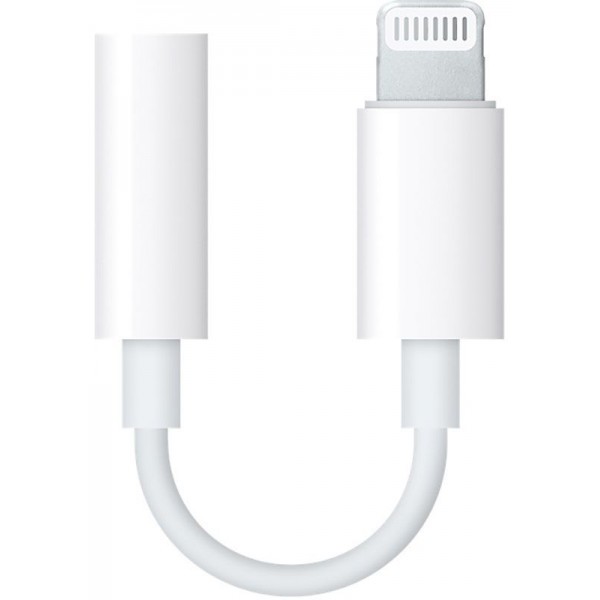 Кабель Apple Lightning to 3.5mm Headphone Jack Adapter White (MMX62)