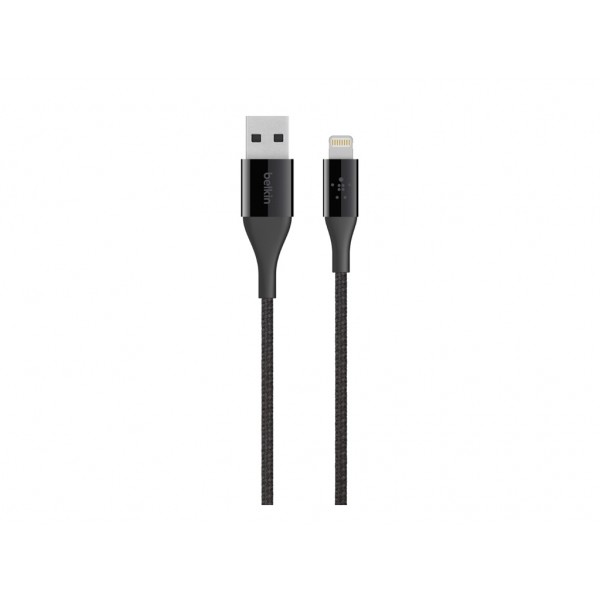 Кабель Lightning Belkin MIXIT DuraTek Lightning to USB 1.2 м Black (F8J207bt04-BLK)