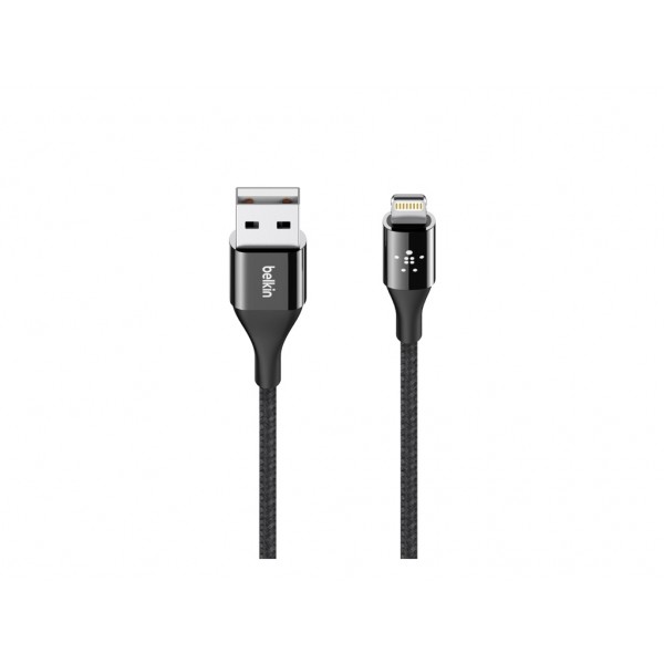 Кабель Lightning Belkin MIXIT DuraTek Lightning to USB 1.2 м Black (F8J207bt04-BLK)