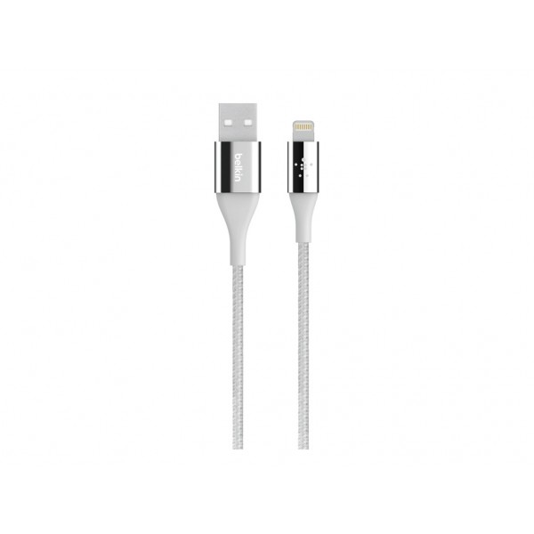 Кабель Lightning Belkin MIXIT DuraTek Lightning to USB 1.2 silver (F8J207bt04-SLV)