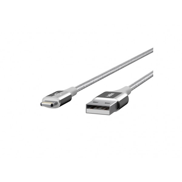 Кабель Lightning Belkin MIXIT DuraTek Lightning to USB 1.2 silver (F8J207bt04-SLV)