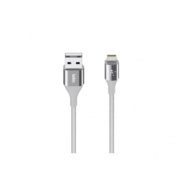 Кабель Lightning Belkin MIXIT DuraTek Lightning to USB 1.2 silver (F8J207bt04-SLV)