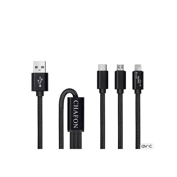 Кабель Chafon 3 в 1 Multi USB Charge