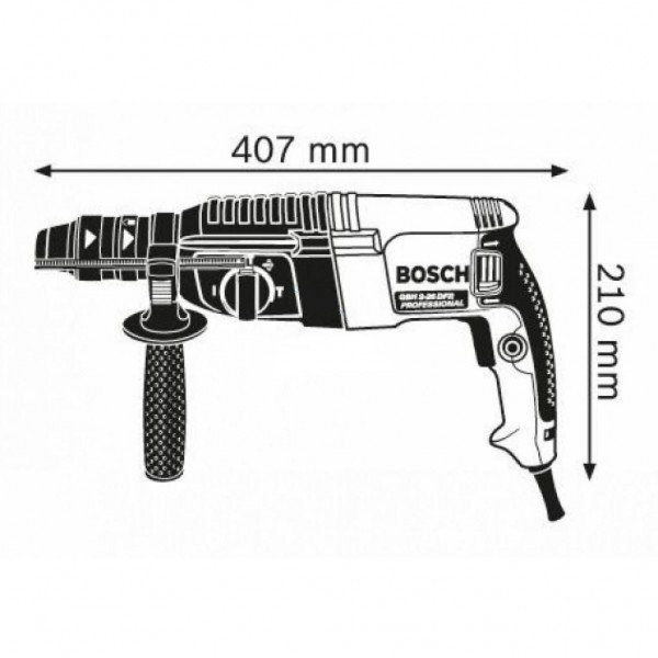 Перфоратор BOSCH PT GBH2-26DFR (0.611.254.768)