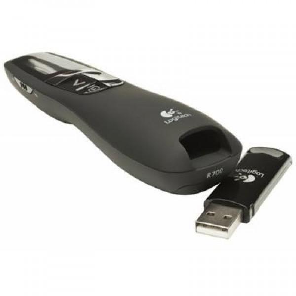 Презентер Logitech Wireless Presenter R700 Red Laser (910-003506)