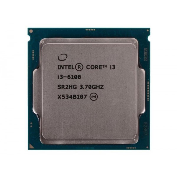 Процессор Intel Core i3 6100 3.7GHz (3MB, Skylake, 51W, S1151) Tray (CM8066201927202)