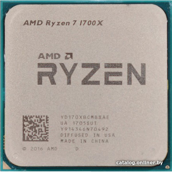 Процессор AMD Ryzen 7 1700X (YD170XBCAEWOF)