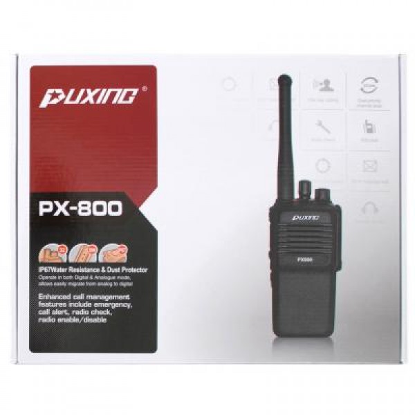 Портативная рация Puxing PX-800 (136-174) 1800mah IP67 (PX-800_VHF)