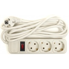 Сетевой фильтр PowerPlant JY-1054/3 3 розетки 3 м (White) (PPSA10M30S3)