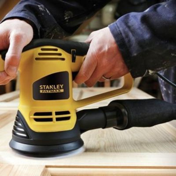 Шлифмашина Stanley SRS480 эксцентриковая, 480Вт. (SRS480)