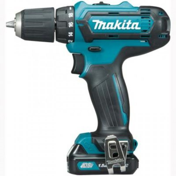 Шуруповерт Makita DF331DWYE, CXT, 10,8В Slider, 1,5Аг х 2шт, DC10WC, кейс, 30 (DF331DWYE)