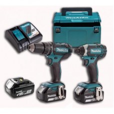 Шуруповерт Makita LXT (DDF482, DTD152, DC18RC, BL1850Bx3, Makpac) (DLX2127TJ1)