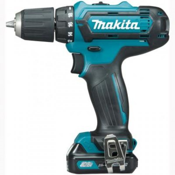 Шуруповерт Makita DF331DWAE, CXT, 10,8В Slider, 2Аг х 2шт, DC10WC, кейс, 30 / (DF331DWAE)