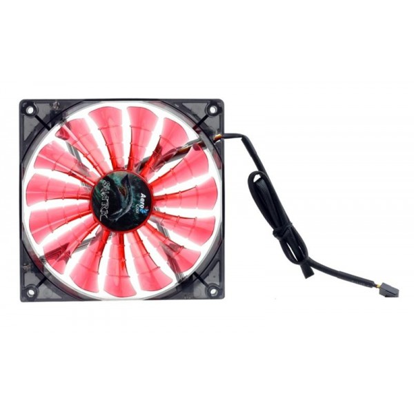 Вентилятор Aerocool Shark Fan Devil Red LED Retail 120мм