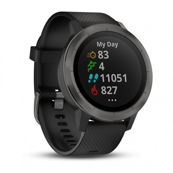 Смарт-часы Garmin Vivoactive 3 Black with Slate Hardware (010-01769-10)