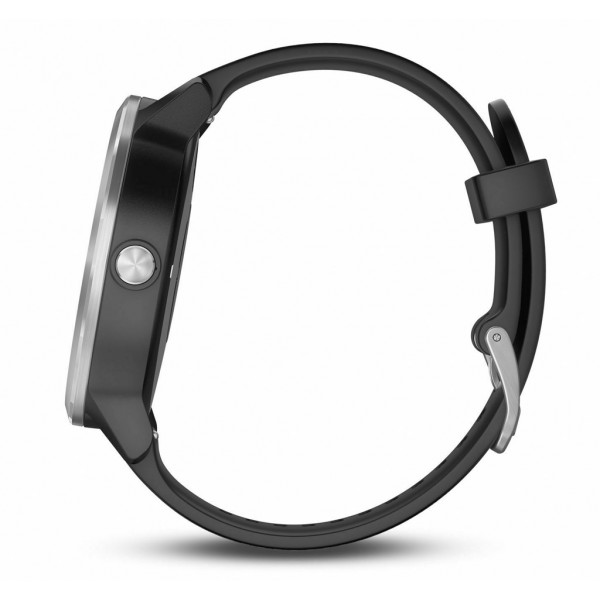 Спортивные часы Garmin Vivoactive 3 Silver with Black Silicon (010-01769-B0)