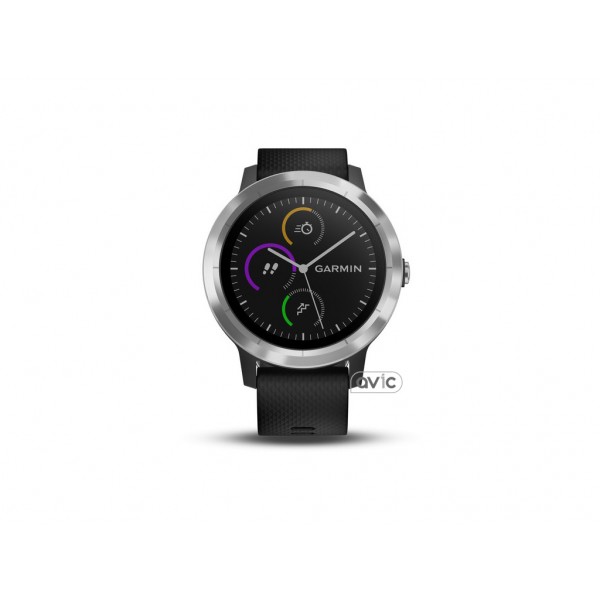 Смарт-часы Garmin Vivoactive 3 Black with Stainless Hardware (010-01769-02)