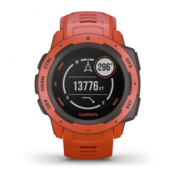 Смарт-часы Garmin Instinct Flame Red (010-02064-02)