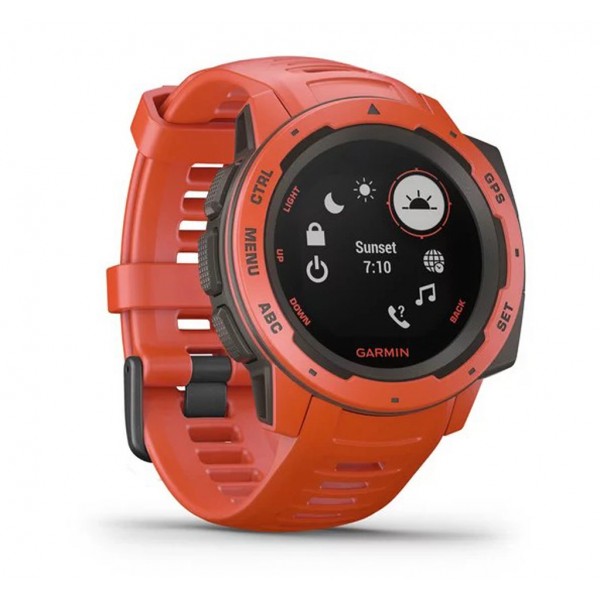 Смарт-часы Garmin Instinct Flame Red (010-02064-02)