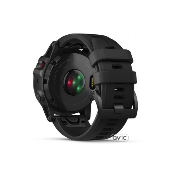 Смарт-часы Garmin Fenix 5x Plus Sapphire Black with Black Band (010-01989-01)