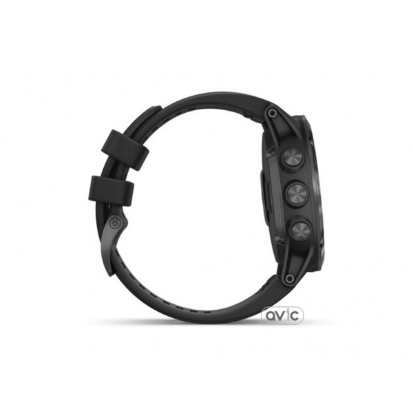 Смарт-часы Garmin Fenix 5x Plus Sapphire Black with Black Band (010-01989-01)