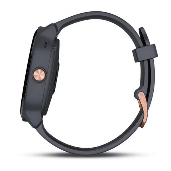 Смарт-часы Garmin Vivoactive 3 GRANITE BLUE WITH ROSE GOLD HARDWARE (010-01985-33)