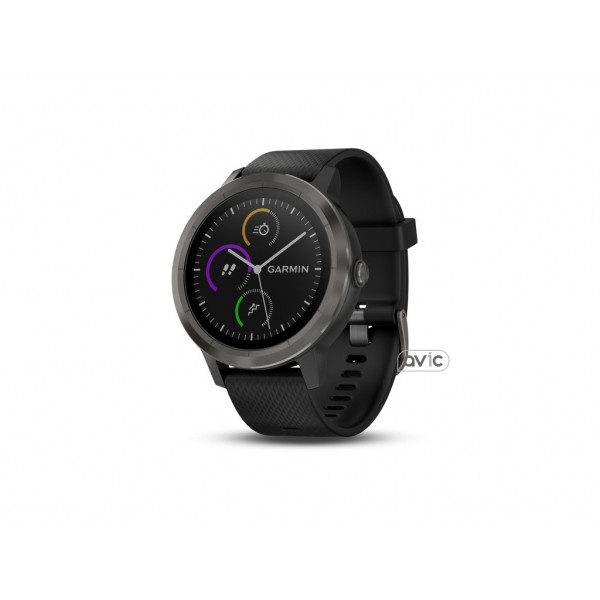 Смарт-часы Garmin Vivoactive 3 Black with Slate Hardware (010-01769-12)