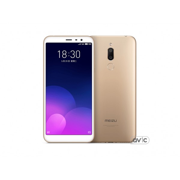 Смартфон Meizu M6T 3/32GB Champagne Gold