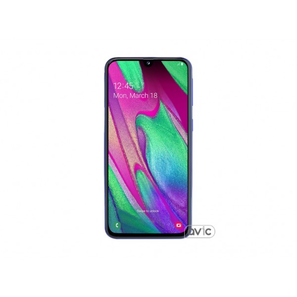 Смартфон Samsung Galaxy A40 2019 SM-A405F 4/64GB Blue (SM-A405FZBD)