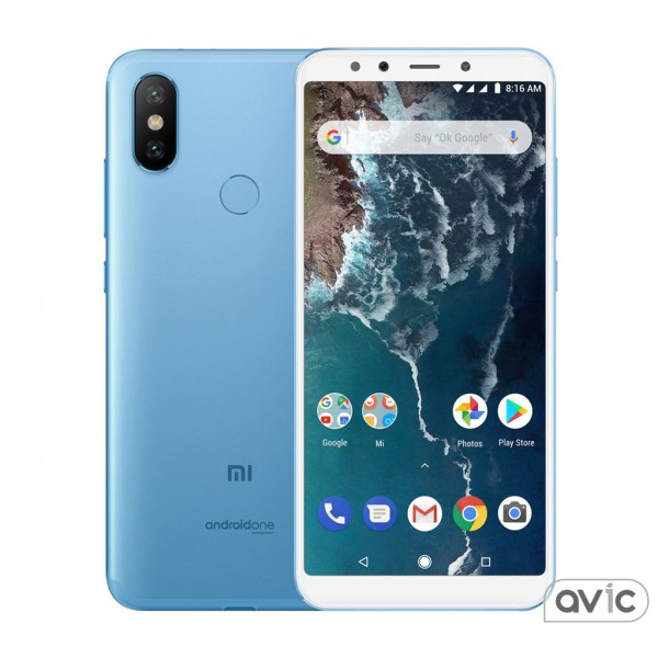 Смартфон Xiaomi Mi A2 4/64GB Blue