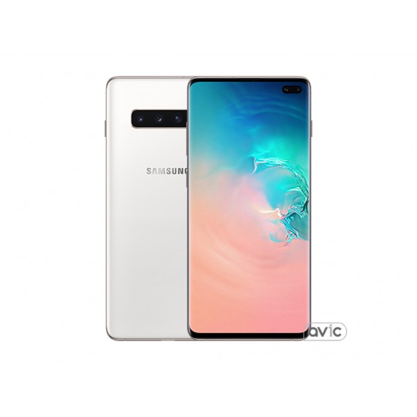 Смартфон Samsung Galaxy S10 Plus SM-G975 DS 1TB Ceramic White (SM-G975FC)