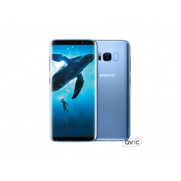 Смартфон Samsung Galaxy S8+ 128GB Blue Coral (SM-G955FZBG)