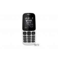 Мобильный телефон Nokia 105 Dual Sim New White (A00028316)