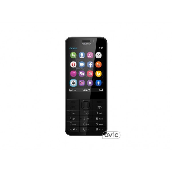 Мобильный телефон Nokia 230 Dual Dark Silver (A00026971)