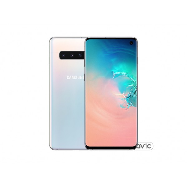 Смартфон Samsung Galaxy S10 SM-G973 DS 128GB White (SM-G973FZWD)