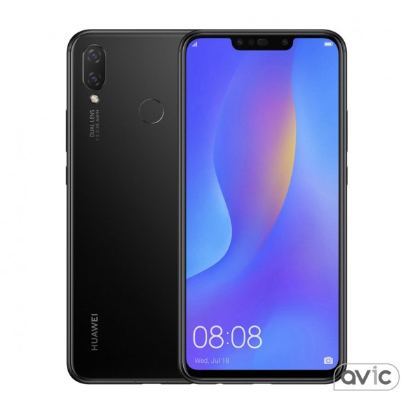 Смартфон HUAWEI P smart+ 4/64GB Black (51092TFB)