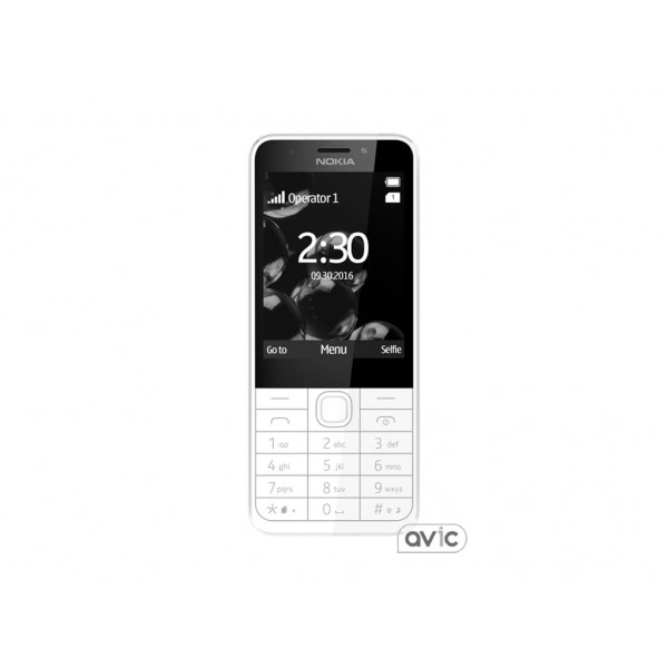 Мобильный телефон Nokia 230 Dual Silver White (A00026972)