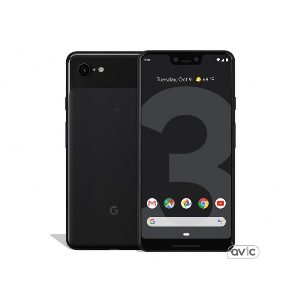 Смартфон Google Pixel 3 XL 4/128GB Just Black Смартфон Google Pixel 3 XL 4/128GB Just Black