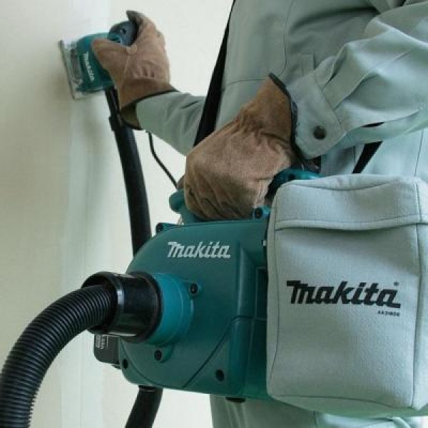 Пылесос строительный Makita аккумуляторный LXT, 18В, 54Вт, 3л (DVC350Z)