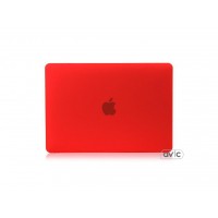 Пластиковый чехол для Macbook 12 Red