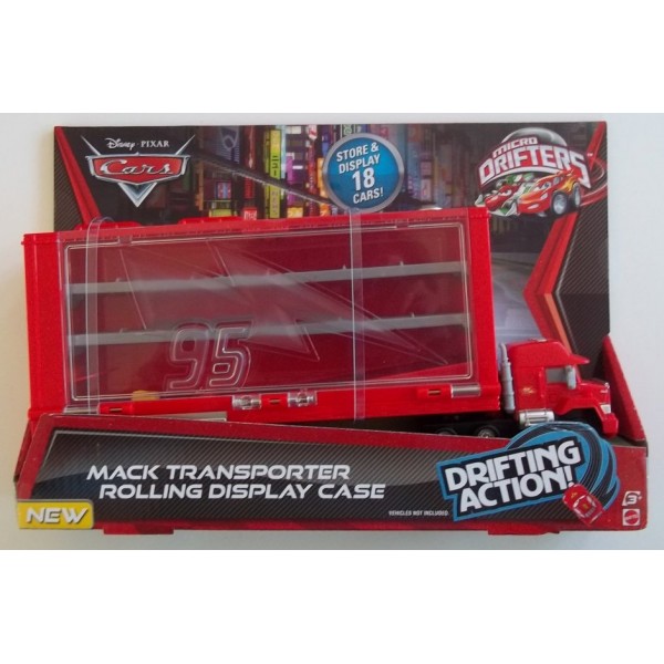 Disney Pixar CARS (Тачки) MACK TRANSPORTER-ROLLING DISPLAY CASE