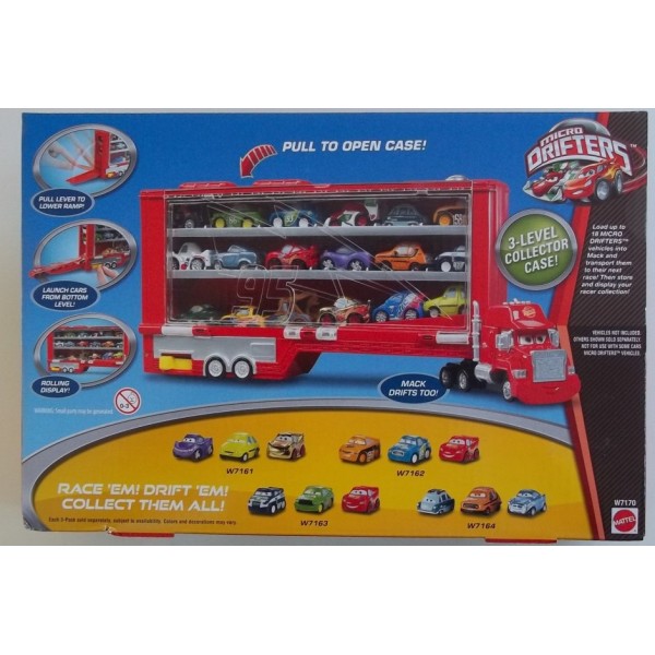 Disney Pixar CARS (Тачки) MACK TRANSPORTER-ROLLING DISPLAY CASE