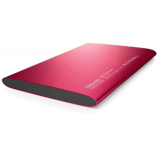 Power Bank VINSIC VSPB207 Li-pol 15000 mAh Red