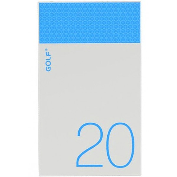 Power Bank GOLF 20000 mAh Hive20 3.1A Li-pol Blue