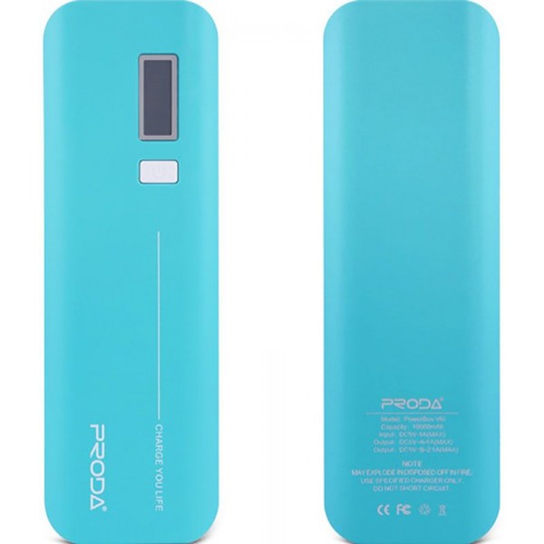 Power Bank Remax V6i Series 10000 mAh Blue