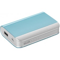 Power Bank Recci RE-7500 Elegant Power IQ 2,1А Li-Pol 7500 mAh Light Blue