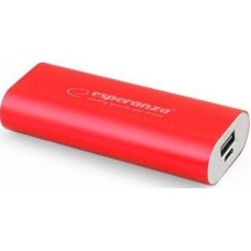 Power Bank Esperanza Powerbank 4400 mAh Red (EMP105R)