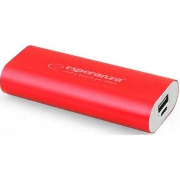 Power Bank Esperanza Powerbank 4400 mAh Red (EMP105R)